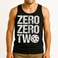 Pickleball Player Starting Score ZeroZero Two Serve First  Tank Top