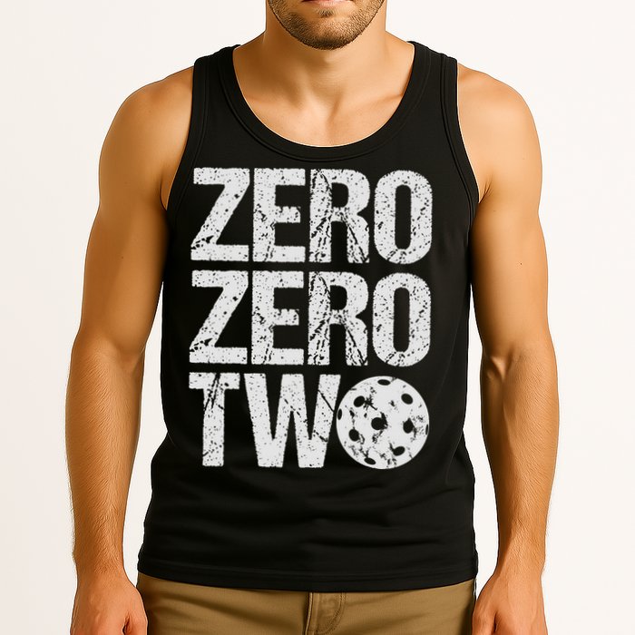 Pickleball Player Starting Score ZeroZero Two Serve First  Tank Top