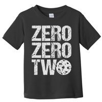 Pickleball Player Starting Score ZeroZero Two Serve First  Toddler T-Shirt