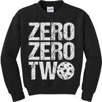 Pickleball Player Starting Score ZeroZero Two Serve First  Kids Sweatshirt