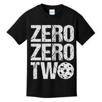 Pickleball Player Starting Score ZeroZero Two Serve First  Kids T-Shirt