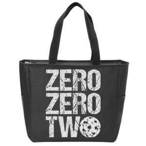 Pickleball Player Starting Score ZeroZero Two Serve First  Zip Tote Bag