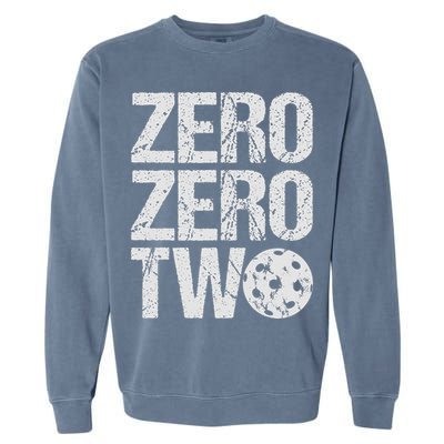 Pickleball Player Starting Score ZeroZero Two Serve First  Garment-Dyed Sweatshirt
