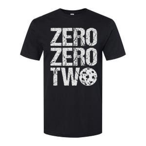 Pickleball Player Starting Score ZeroZero Two Serve First  Softstyle CVC T-Shirt