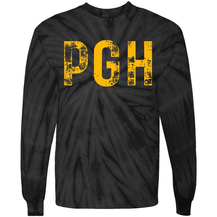 Pittsburgh Pennsylvania Steel City 412 Home Pride Tie-Dye Long Sleeve Shirt