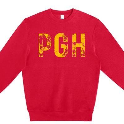 Pittsburgh Pennsylvania Steel City 412 Home Pride Premium Crewneck Sweatshirt