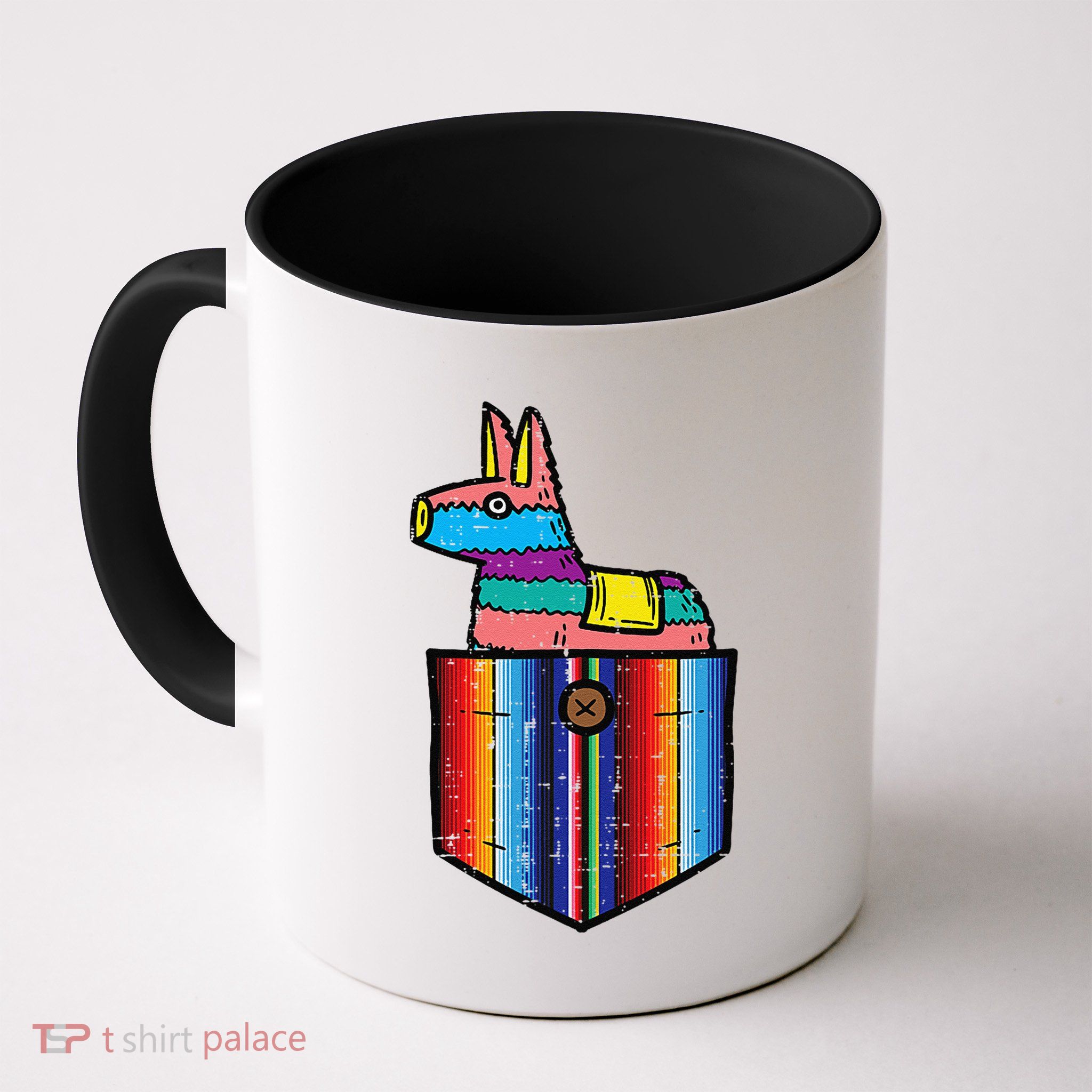 Pocket Pinata Serape Cinco De Mayo Mexican Fiesta Party Mug