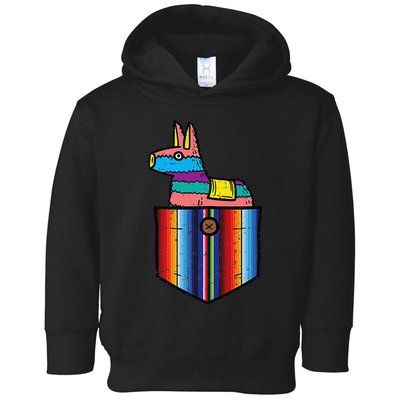 Pocket Pinata Serape Cinco De Mayo Mexican Fiesta Party Toddler Hoodie