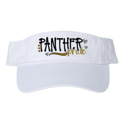 Panther Pride School Sports Fan Team Spirit Valucap Bio-Washed Visor