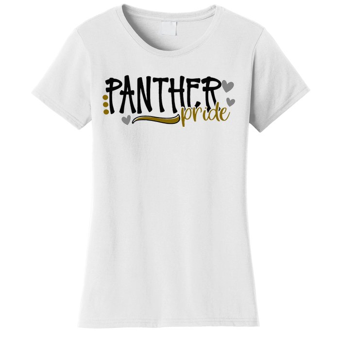 Panther Pride School Sports Fan Team Spirit Women's T-Shirt