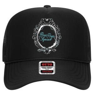 Pom Pom Squad Mirror High Crown Mesh Back Trucker Hat