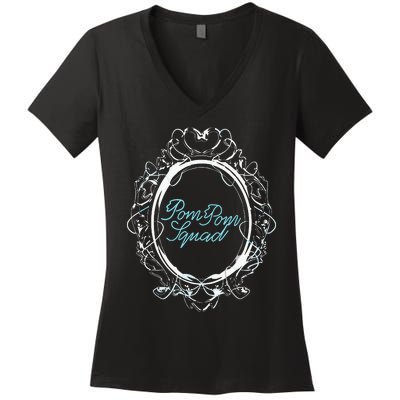 Pom Pom Squad Mirror Women's V-Neck T-Shirt