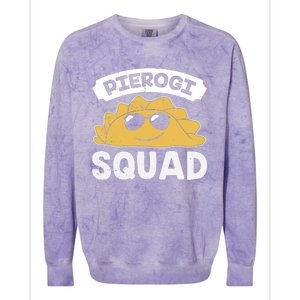 Poland Pierogi Squad Foodie For Polish Dumpling Chef Gift Colorblast Crewneck Sweatshirt