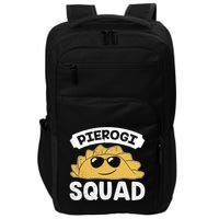 Poland Pierogi Squad Foodie For Polish Dumpling Chef Gift Impact Tech Backpack