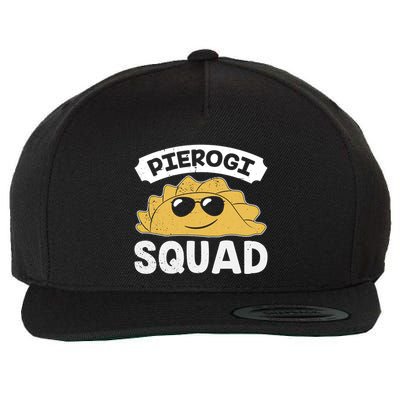 Poland Pierogi Squad Foodie For Polish Dumpling Chef Gift Wool Snapback Cap