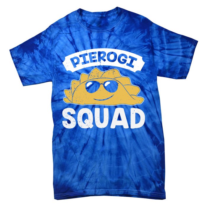 Poland Pierogi Squad Foodie For Polish Dumpling Chef Gift Tie-Dye T-Shirt