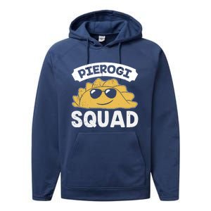 Poland Pierogi Squad Foodie For Polish Dumpling Chef Gift Performance Fleece Hoodie