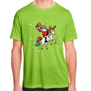 Pickleball Player Santa Claus Pickleball Paddle Christmas Gift Adult ChromaSoft Performance T-Shirt