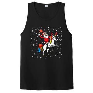 Pickleball Player Santa Claus Pickleball Paddle Christmas Gift PosiCharge Competitor Tank