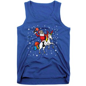 Pickleball Player Santa Claus Pickleball Paddle Christmas Gift Tank Top