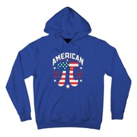 Patriotic Pi Symbol Usa American Flag Pi Day Math Teacher Gift Hoodie