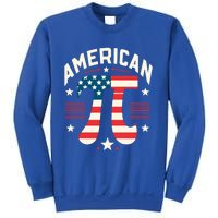 Patriotic Pi Symbol Usa American Flag Pi Day Math Teacher Gift Sweatshirt