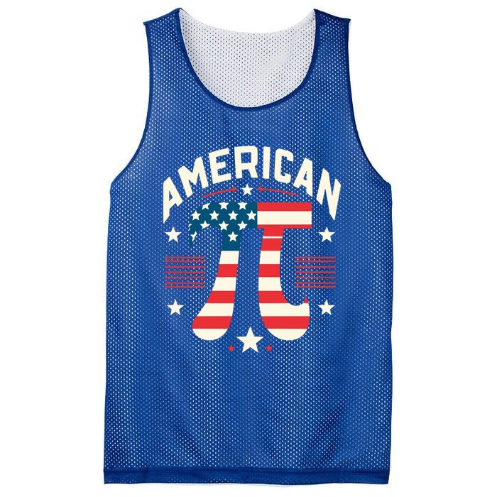 Patriotic Pi Symbol Usa American Flag Pi Day Math Teacher Gift Mesh Reversible Basketball Jersey Tank