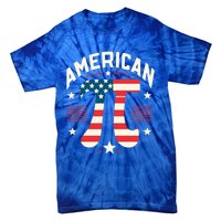 Patriotic Pi Symbol Usa American Flag Pi Day Math Teacher Gift Tie-Dye T-Shirt