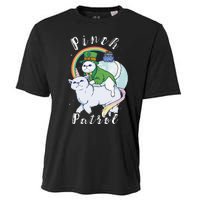 Pinch Patrol St Patricks Day Cats Green Saint Patrick's Day Cooling Performance Crew T-Shirt