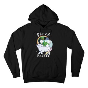 Pinch Patrol St Patricks Day Cats Green Saint Patrick's Day Hoodie