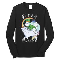 Pinch Patrol St Patricks Day Cats Green Saint Patrick's Day Long Sleeve Shirt