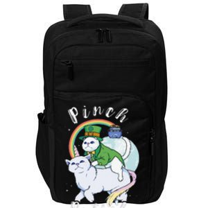 Pinch Patrol St Patricks Day Cats Green Saint Patrick's Day Impact Tech Backpack