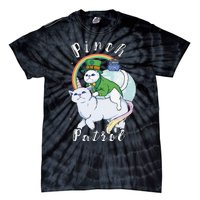 Pinch Patrol St Patricks Day Cats Green Saint Patrick's Day Tie-Dye T-Shirt