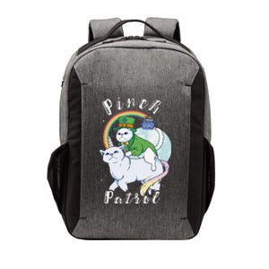 Pinch Patrol St Patricks Day Cats Green Saint Patrick's Day Vector Backpack