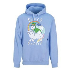 Pinch Patrol St Patricks Day Cats Green Saint Patrick's Day Unisex Surf Hoodie