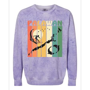 Philippines Palawan Surfing Colorblast Crewneck Sweatshirt