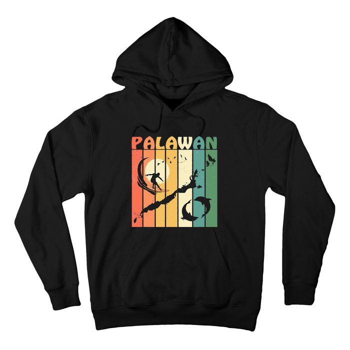 Philippines Palawan Surfing Hoodie