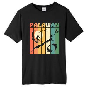 Philippines Palawan Surfing Tall Fusion ChromaSoft Performance T-Shirt