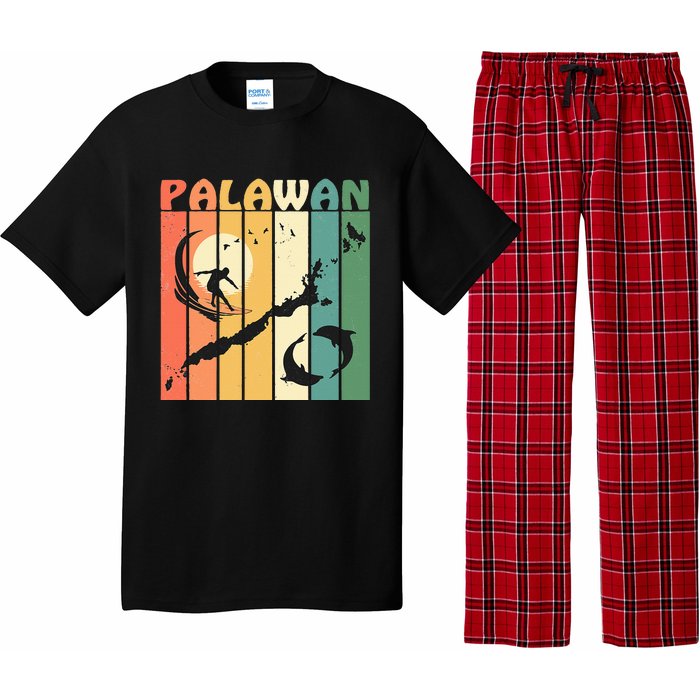 Philippines Palawan Surfing Pajama Set