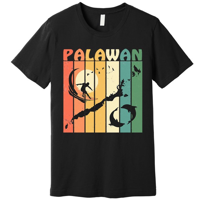 Philippines Palawan Surfing Premium T-Shirt