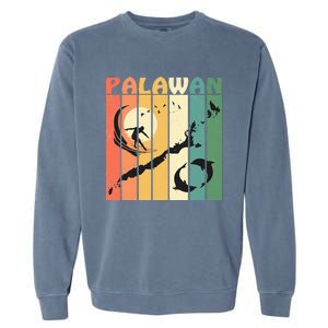 Philippines Palawan Surfing Garment-Dyed Sweatshirt