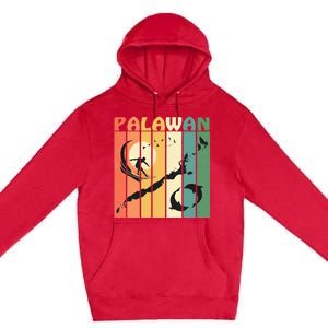 Philippines Palawan Surfing Premium Pullover Hoodie