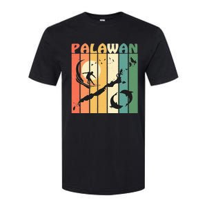 Philippines Palawan Surfing Softstyle CVC T-Shirt