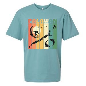 Philippines Palawan Surfing Sueded Cloud Jersey T-Shirt