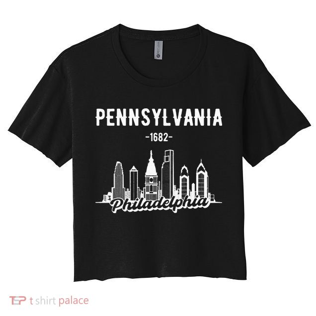 Philadelphia Pennsylvania Skyline Crop Top