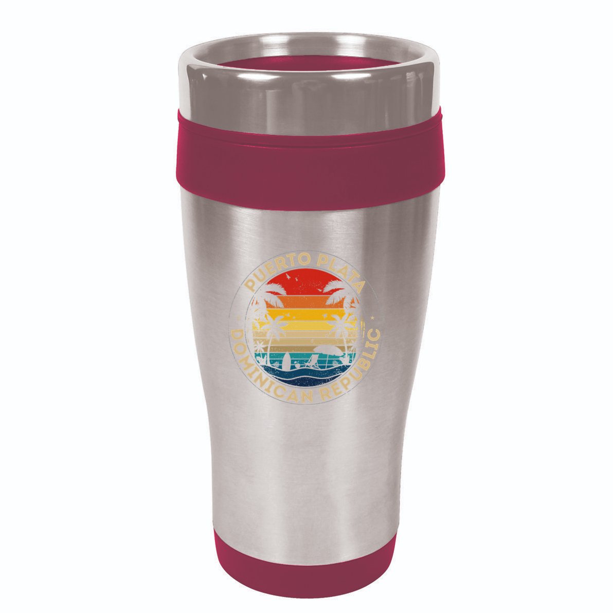 Puerto Plata Souvenir Dominican Republic Reminder 16oz Travel Tumbler