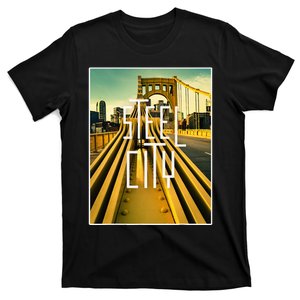 Pittsburgh Pennsylvania Steel City Skyline Photography 412 T-Shirt