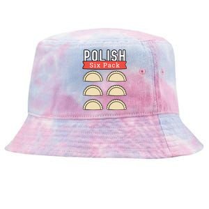 Polish Pierogi Six Pack Funny Abs Gym Design Gift Tie-Dyed Bucket Hat