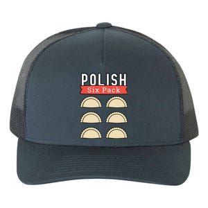 Polish Pierogi Six Pack Funny Abs Gym Design Gift Yupoong Adult 5-Panel Trucker Hat