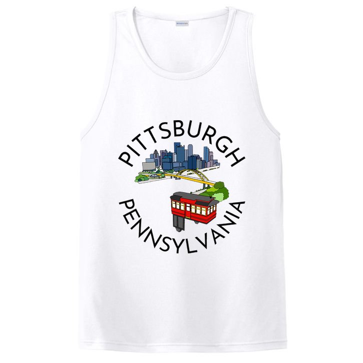 Pittsburgh Pennsylvania Steel City Skyline Bridge 412 PosiCharge Competitor Tank
